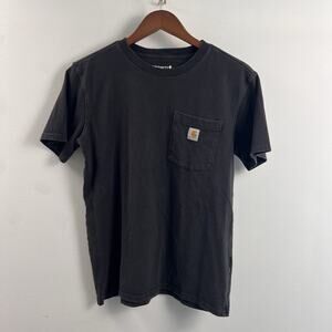 Women’s Carhartt Black Short Sleeve Tee Shirt Size Medium - Loose Fit